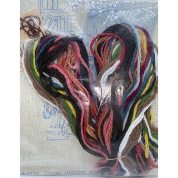 Hummel Book Lore 0770 Needlecraft Stitchery Kit National Paragon Corp Vintage - Picture 7 of 10